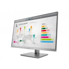 HP EliteDisplay E273q 27" 2K 1440p IPS-skärm med USB-hubb & ergonomisk fot (beg)