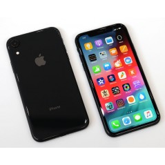 Used iPhone - iPhone XR 128GB Black med 1 års garanti (beg) (repad skärm - se bilder)