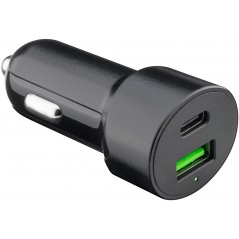 Goobay USB-billaddare med USB-A och USB-C PD 48W