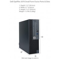 Used desktop computer - Dell OptiPlex 3070 SFF i5-9 8GB 256SSD Windows 11 Pro (beg)