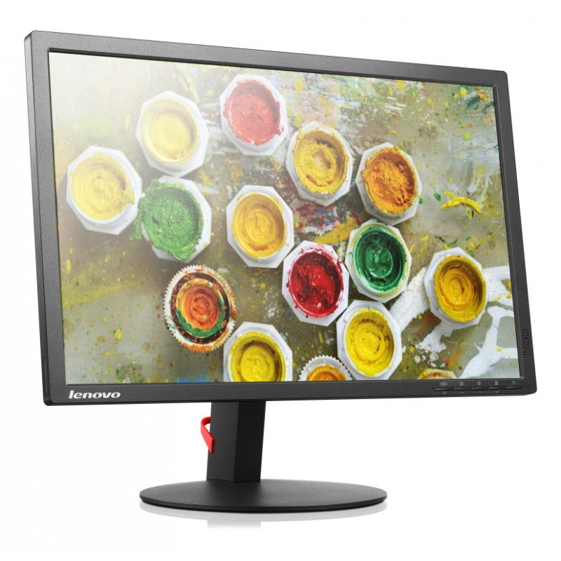 Used computer monitors - Lenovo T2254 22-tums HD+ LED-skärm med Ergonomisk fot (beg)