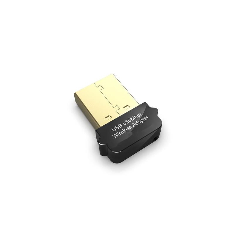 Buy a wireless network card - Trådlöst WiFi USB-nätverkskort med Dual Band 2.4GHz/5GHz 650Mbps