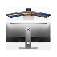 Used computer monitors - Dell UltraSharp U3417W 34" välvd IPS-skärm 3440 x 1440 (beg)