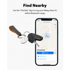 MiLi MiTag Location Finder bluetooth-tracker (svart)