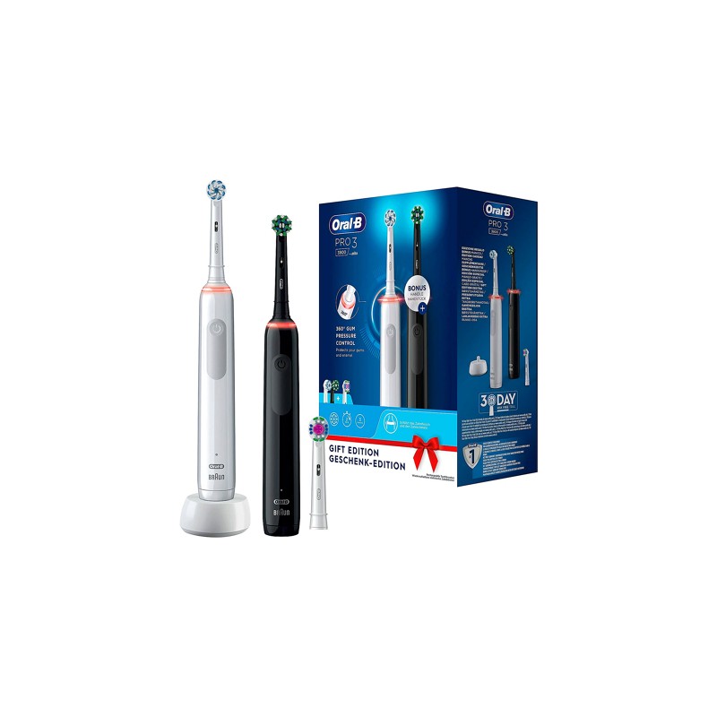 Personal Care - Oral-B PRO 3 3900 eltandborste i två-pack