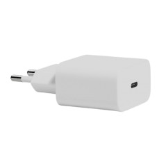 Universal 18W USB-C väggladdare, vit (bulk)