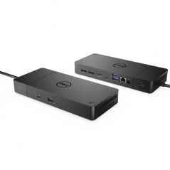 Dell USB-C universell dockningsstation WD19TB med stöd för 2 skärmar och Thunderbolt including 180 W Charger(beg)