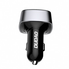 Dudao snabbladdande USB-billaddare med USB-A och USB-C PD 60W