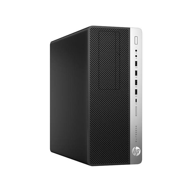 Used desktop computer - HP EliteDesk 800 G3 Tower i5 (gen 6) 8GB 256GB SSD RX460 Win 10 Pro (beg)