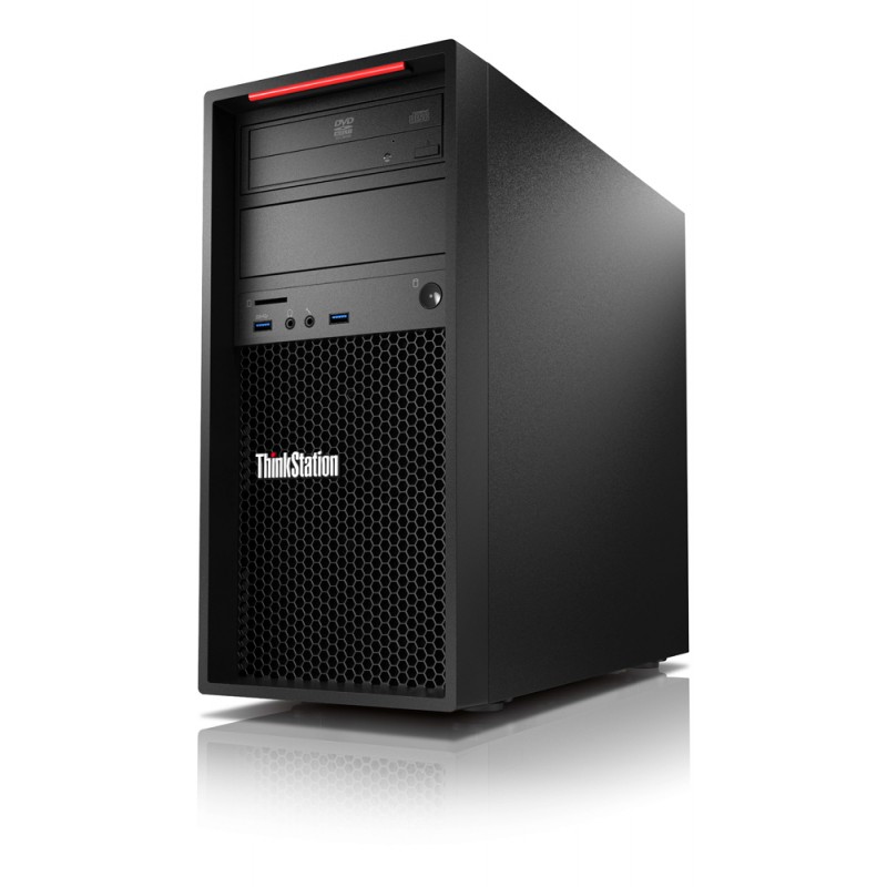 Used desktop computer - Lenovo ThinkStation P320 i7 (gen 7) 16GB 256GB SSD Quadro P1000 Win 10 Pro (beg)