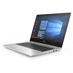 Used laptop 14" - HP ProBook x360 435 G7 Ryzen 5 8GB 256GB SSD med Touch (beg) (defekt laddport - måste använda USB-C)