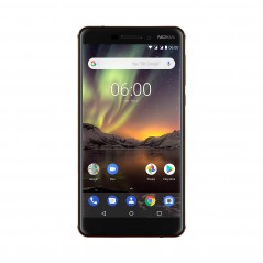 Used Sony, Nokia, OnePlus, Motorola, CAT - Nokia 6.1 DS 32GB Black/Copper (beg med mura)