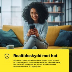 Antivirus - Norton 360 Deluxe 50GB allt-i-ett skydd för 5 enheter