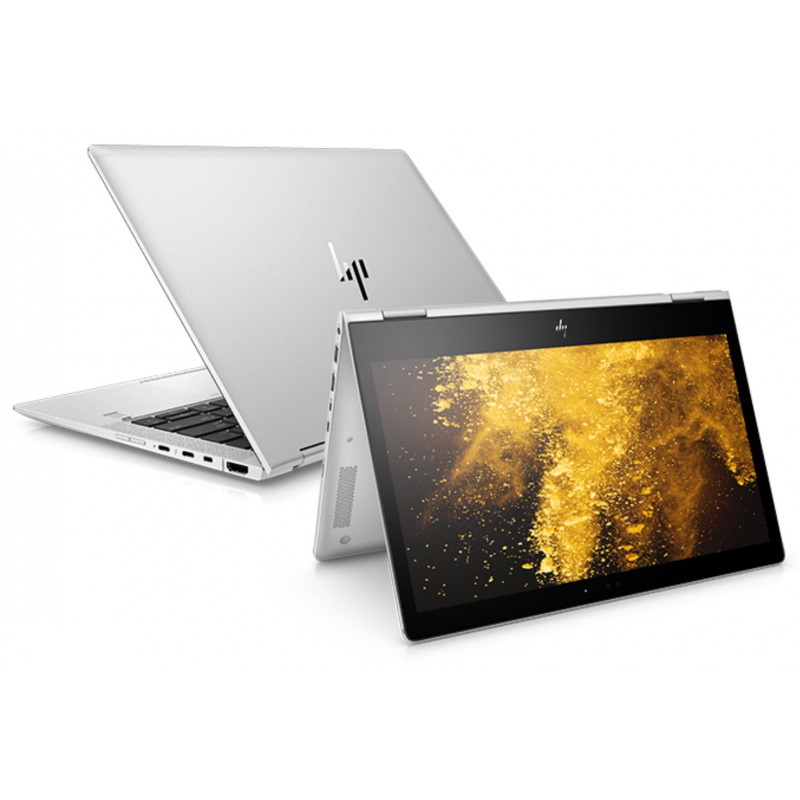 Used laptop 13" - HP EliteBook x360 1030 G2 i5 8GB 256GB SSD med Touch & Win 10 Pro (beg med liten buckla lock)