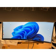 Used computer monitors - Dell UltraSharp U3417W 34" välvd IPS-skärm 3440 x 1440 DP/HDMI/MDP (beg pixel linje på skärm)