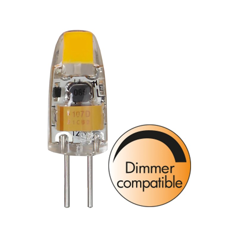 LED-lampa - Dimbar LED-lampa sockel G4 HALO-LED 1.1 Watt (10 W)