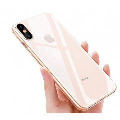 iPhone XS 256GB Gold (beg) (sprucken baksida med skal, nytt batteri...
