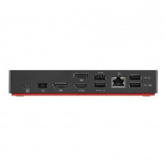 Lenovo USB-C Dockningsstation till ThinkPad T14s G 2, X1 Carbon G 10 m.m utan AC -adapter & kabel (beg)