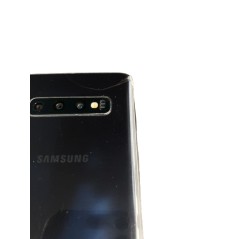 Samsung Galaxy - Samsung Galaxy S10 128GB Dual SIM Prism Black (beg med repor skärm) (spricka baksida, SKAL ingår)