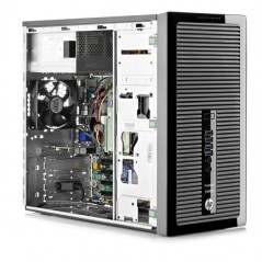 Used desktop computer - HP ProDesk 490 G3 MicroTower i7 (gen 6) 16GB 128GB SSD + 1TB HDD Win 10 Pro (beg)