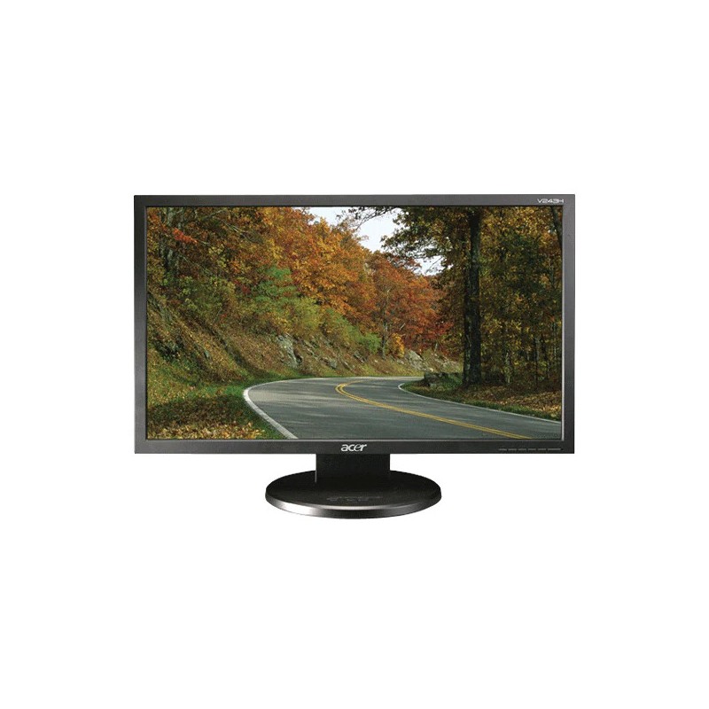 Used computer monitors - Acer V243HQ 24-tums Full HD LCD-skärm (beg)