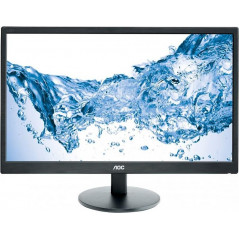 AOC 24" LED-skärm med högtalare (DVI/VGA) (beg)