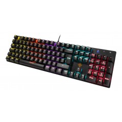 Deltaco RGB 4-i-1 gamingset med mekaniskt tangentbord, headset, mus & musmatta