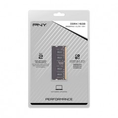 RAM-memories - PNY 16GB DDR4 RAM-minne SO-DIMM (2666MHz) till laptop