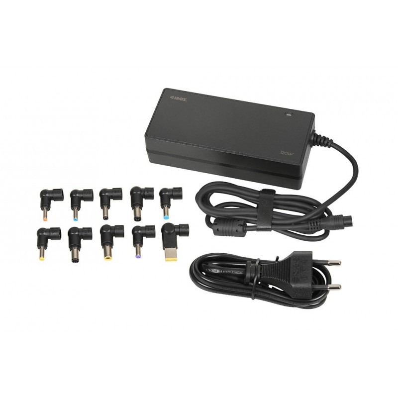 Universal computer charger - Universal 120W datorladdare med 10 olika kontakter