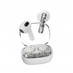 Streetz T150 True Wireless in-ear headset vit/transparent