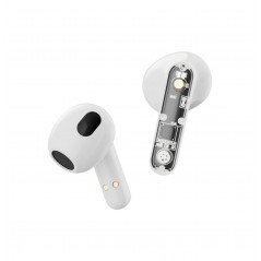 Bluetooth Earphones - Streetz T150 True Wireless in-ear headset vit/transparent