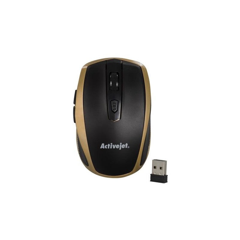 Wireless mouse - Activejet AMY-316 ergonomisk trådlös mus 6-knappar