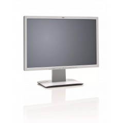 Fujitsu 24" B24W-6 LED-skärm med ergonomisk fot (beg med gulnad ram)