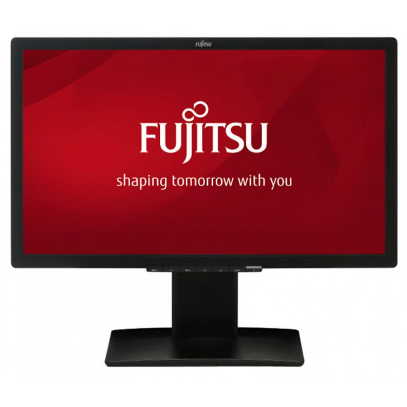 Used computer monitors - Fujitsu B24T-7 24" LED-skärm (beg med repor på ram och fot)