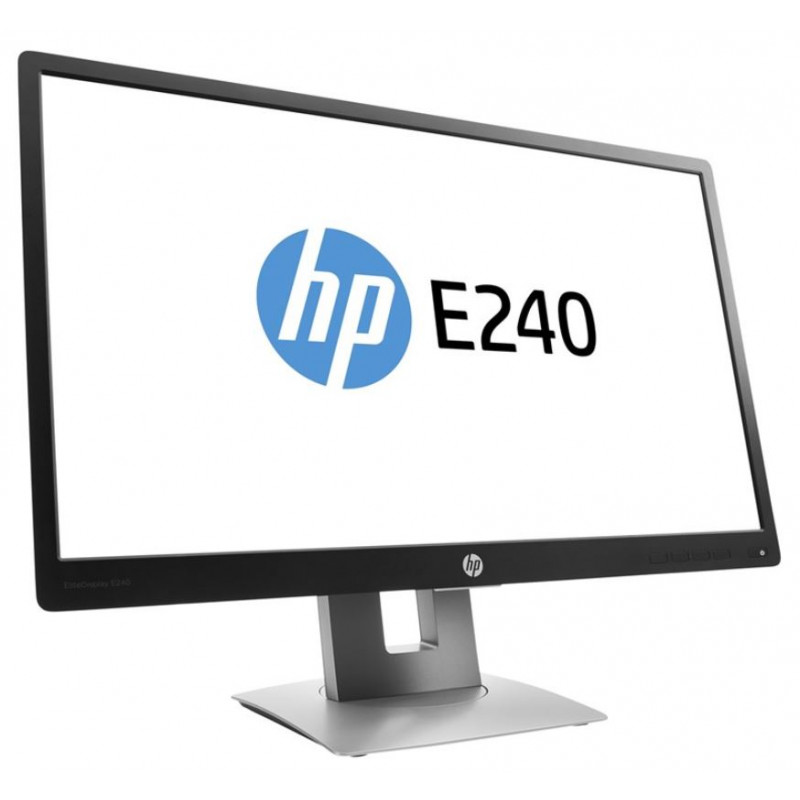 Used computer monitors - HP EliteDisplay 24" E240 IPS-skärm (beg med repor på ramen)