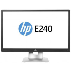 Used computer monitors - HP EliteDisplay 24" E240 IPS-skärm (beg med repor på ramen)