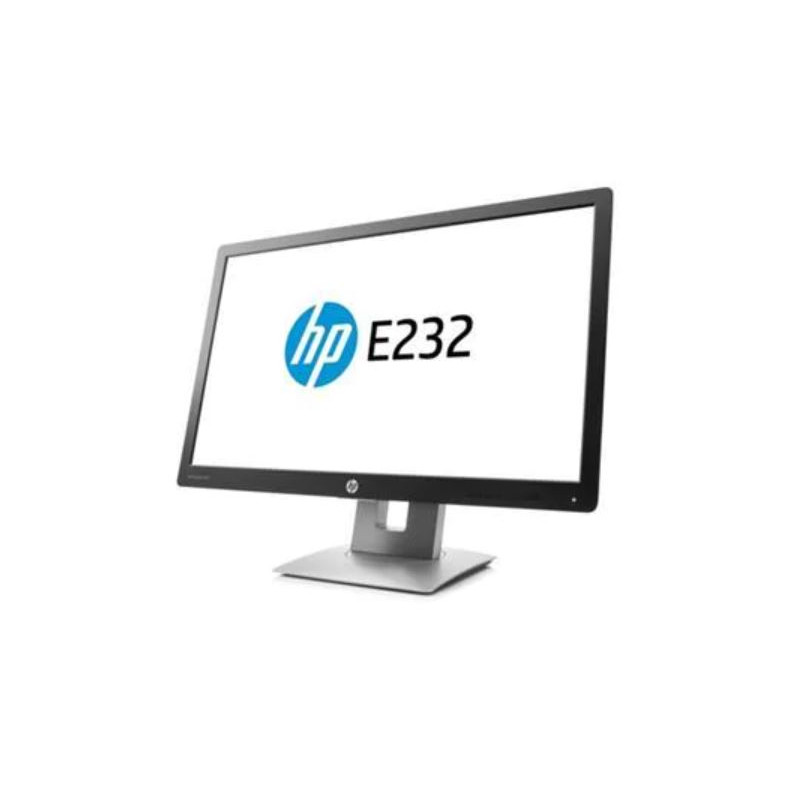 Used computer monitors - HP EliteDisplay E232 23" LED-skärm (beg med repa fot)