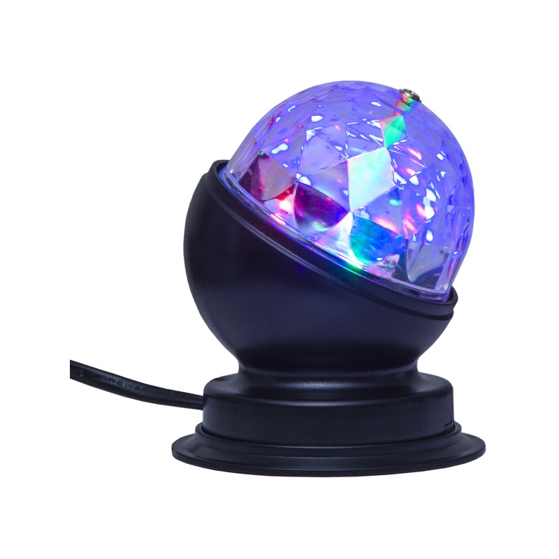 LED-lampa - Roterande discolampa LED-bordslampa med RGB-belysning