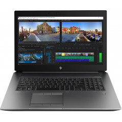 Used laptop 17" - HP ZBook 17 G5 i7 32GB 512SSD Quadro P3200 (beg med liten repa & små bucklor lock)