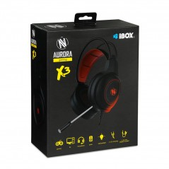 Gaming headset - iBox Aurora X3 gamingheadset med LED-belysning