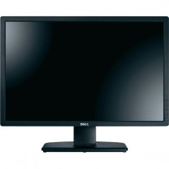 Dell 24" U2412M LED-skärm med IPS-panel med Ergonomisk fot (beg med märke skärm)