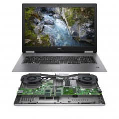 Used laptop 17" - Dell Precision 7740 17.3" Full HD i7 (gen 9) 16GB 512 SSD Quadro RTX 3000 6GB med 4G-modem Win11 Pro (beg)
