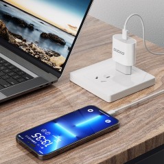 Chargers and Cables - Dudao kompakt strömadapter och laddare med USB-C 20W inkl lightning-kabel