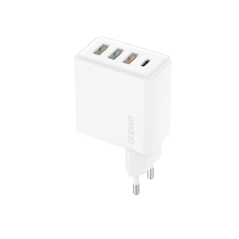 Phone Wall charger - Dudao snabbladdande strömadapter med 3x USB-A och 1x USB-C