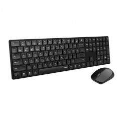 Wireless Keyboards - Rapoo 8020M ultratunt trådlöst tangentbord och mus med Multi-Mode (bluetooth + USB)