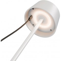 Outdoor Lamps - Goobay portabel solcellsladdad bordslampa för inom- och utomhusbruk (svart/vit/brons)