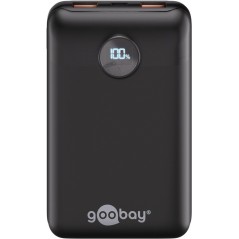 Goobay powerbank 20 000 mAh med 2x USB-A och 1x USB-C med stöd för PD 20W