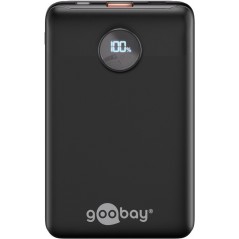 Portable Batteries - Goobay powerbank 10 000 mAh med 1x USB-A och 1x USB-C med stöd för PD 22.5W