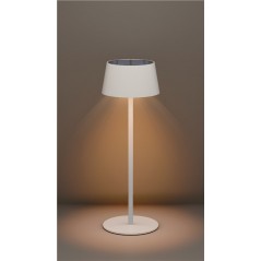 Outdoor Lamps - Goobay portabel solcellsladdad bordslampa för inom- och utomhusbruk (svart/vit/brons)