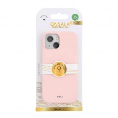 Covers - Onsala MagSeries mobilskal till iPhone 15 i rosa silikon